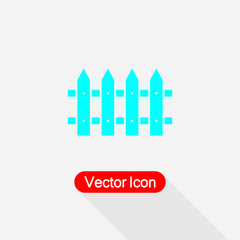 Fence Icon Vector Illustration Eps10