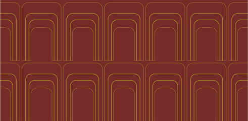 70s Geometric Retro Modern Pattern Vector Illustration Wallpaper