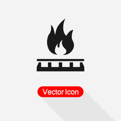 Gas Stove Icon vector illustration eps 10