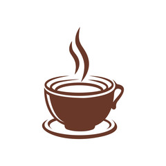 Coffee Logo design vector illustration. Vintage Coffee Logo vector design concept for cafe and restaurant. Abstract Coffee Shop vector design for Logo, icon, label, badge, sign and symbol.