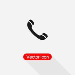 HandSet, Phone Icon vector illustration eps 10