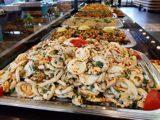 buffet breakfast and meals
