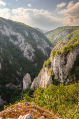 Beautiful vista from mountains in Slovakia