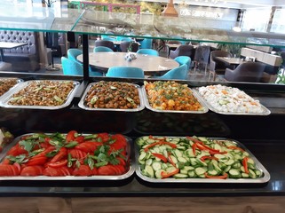 buffet breakfast and meals