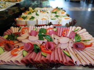 buffet breakfast and meals