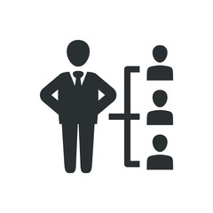 Business manager icon