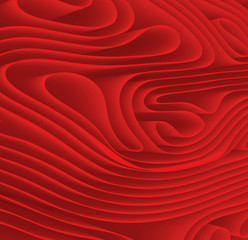 red minimalist abstract
