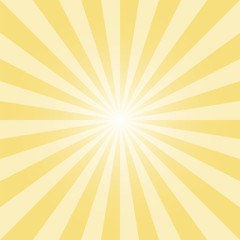 Yellow sunburst recto background. Soft yellow rectangular recto backdrop. Mellow yellow sunbeam background design for various purposes.