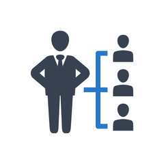 Business manager icon