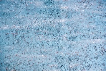 texture of the old wall. shabby blue paint. cracked concrete vintage wall, background