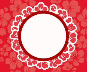 Frame decoration Happy chinese new year, Place for your photo and text.  Editable templates for social media stories. to combine with your photos. Idea for brochures and banners. Vector design