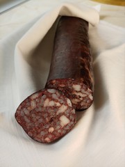 Blood Sausage. Burgos. Traditional. Regional. Pork products. Inlay. tapas. Spain