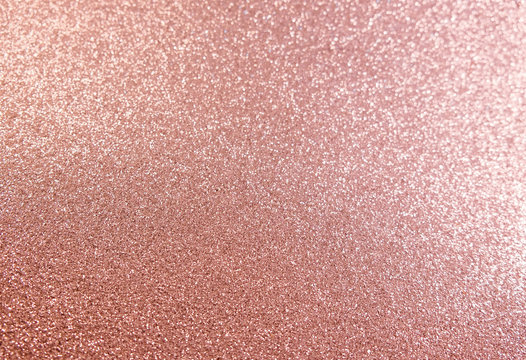 Rose Gold Abstract Glitter Background For Valentine.