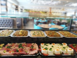 buffet breakfast and meals