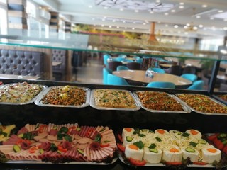 buffet breakfast and meals