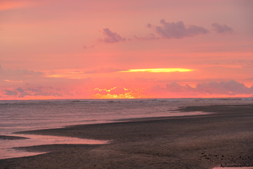 Obraz premium Sunrise at Gould's Inlet, St Simons Island, Georgia, USA