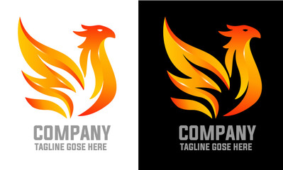 Eagle bird 3d logo design