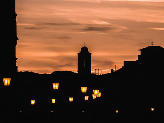 Fototapeta premium sunset in florence