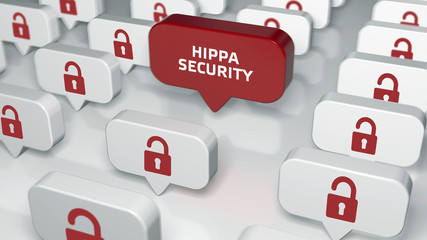 Cyber security data protection business technology privacy concept. Hippa Security