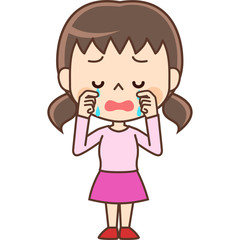泣く少女