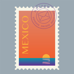 Travel stamps, Mexico,