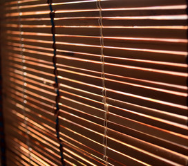 wooden window blinds