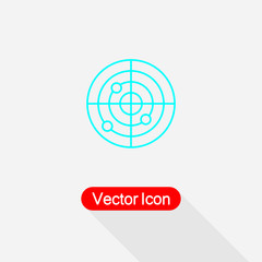 Radar Icon Vector Illustration Eps10