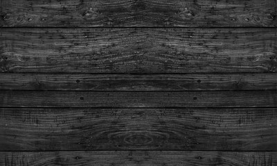 Black natural wooden background texture 