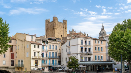Altstadt von Narbone, Occitanien, Südfrankreich, Frankreich