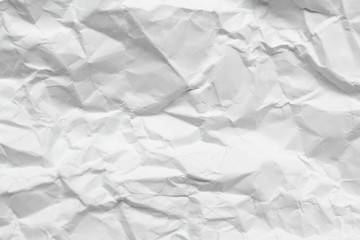 crumpled white paper background