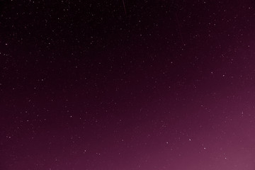 Bright starry night sky