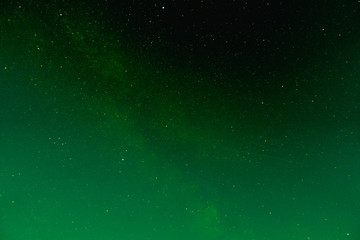 Bright starry night sky