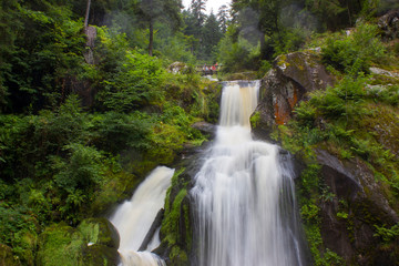 Fototapeta na wymiar Triberg Falls in Black Forest region, Germany