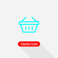 Shopping Basket Icon Vector Illustration Eps10