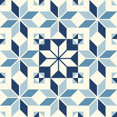 Vintage seamless wall tiles pattern
