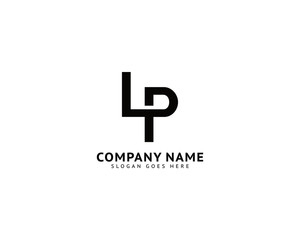 Initial Letter LP Logo Template Design