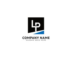 Fototapeta premium Initial Letter LP Logo Template Design