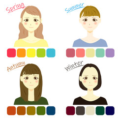 パーソナルカラー　女性