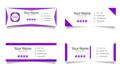 Flat, Modern and Professional Email Signature Template Design