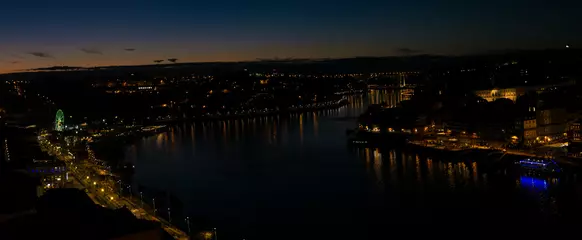 Foto op Plexiglas night view of the Porto City © Jean