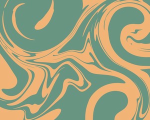 green orange swirl abstract background wallpaper