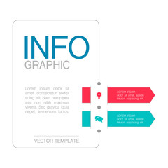 Vertical vector infographic template, 2 steps or options. Data presentation, business concept design for web, brochure, diagram.