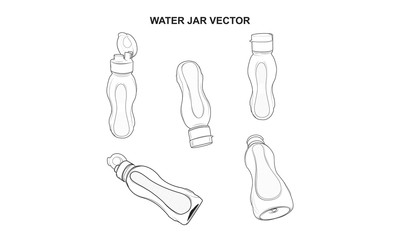 water jar vector illustration design