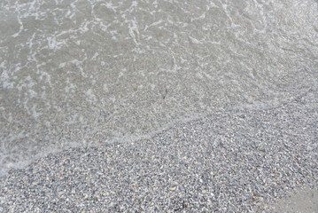 beach shore and sea water background