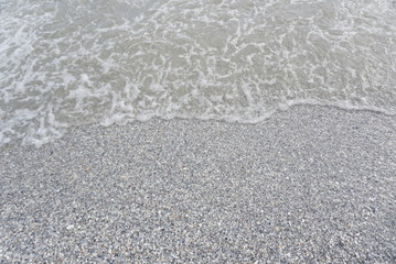 beach shore and sea water background