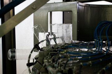 Plant for the production of milk and filling it into bottles