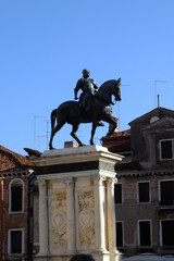 Bartolomeo Colleoni, Venezia monumento equestre, Monumento in Bronzo del Verrocchio