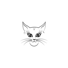 cat logo icon design