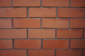 
red brick wall for background