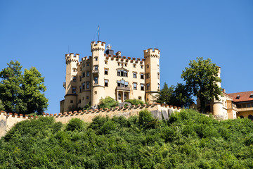Fototapeta na wymiar Hohenschwangau Castle In Bavaria, Germany